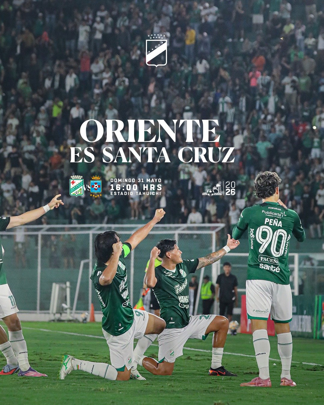 Oriente Petrolero Vs Blooming 31 mayo 2026 4PM